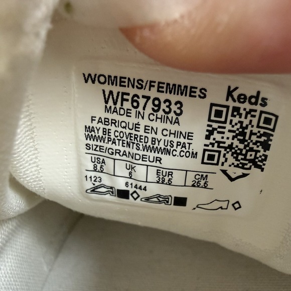 Keds Womens 8.5 White Bow Celebrations Triple Decker Platform Slip On Sneakers - Picture 7 of 8